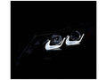 1014 CROSSTOUR HEADLIGHT PROJECTOR W/ PLANK STYLE DESIGN CHROME CLEAR