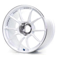 Advan RZIII 18x10.0 / +25 Offset / 5x114.3 BC / 73mm Bore / Racing White Metallic & Diamond Cut