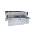 71IN SINGLE LID SADDLE TRUCK BOX DEEP BRIGHT ALUMINUM