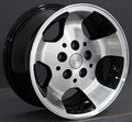 Street Lite Black Wheel 15X8 5.5IN BS