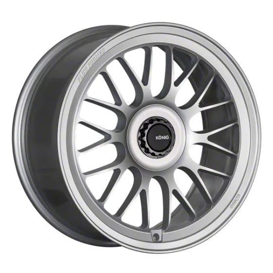 Konig Wheels silver auto part