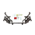 BMR 05-14 S197 Mustang K-Member w/ 1/2in Lowered Motor Mount and STD. Rack Mounts - Black Hammertone