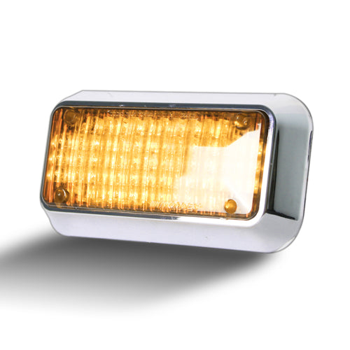 3X7 AMBER CLEAR LENS LED PERIMETER