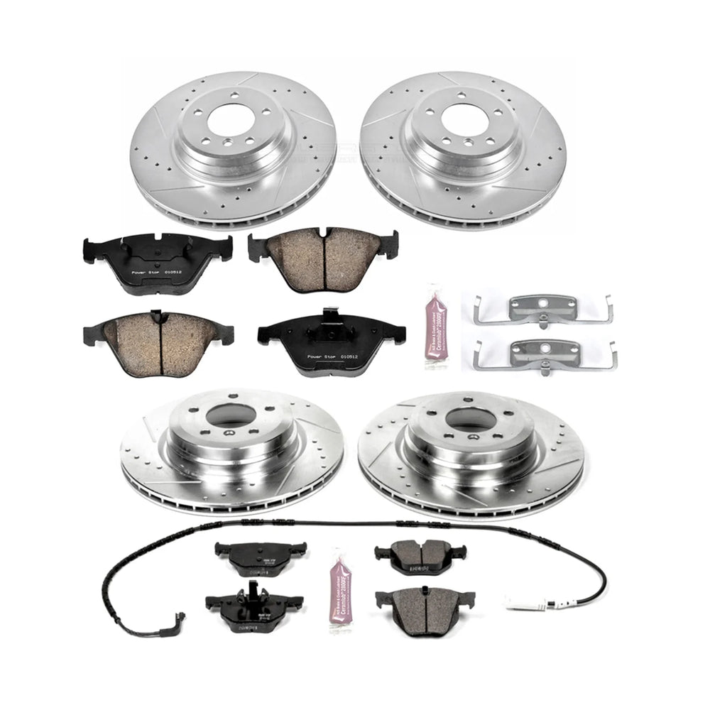 Power Stop 2010 BMW 335i xDrive Front & Rear Z23 Evolution Sport Brake Kit