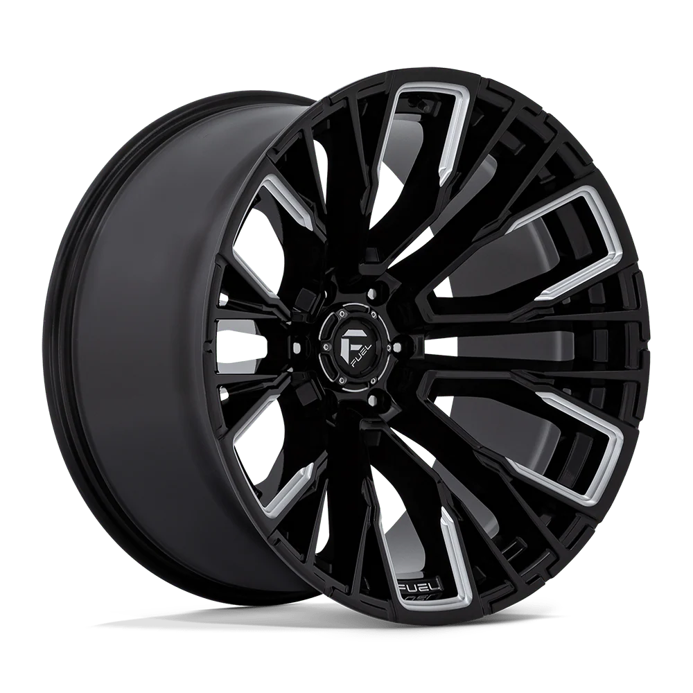D849 22X12 6X5.5 G-BLK-MILL -44MM