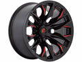 D823 22X12 6X5.5 G-BLK MILL C-RED -44MM