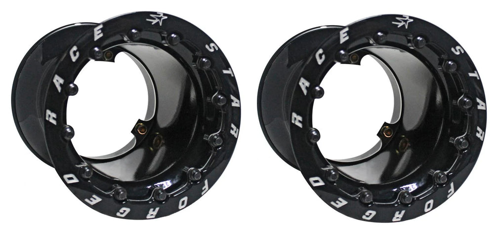 53 Jr Dragster Pair 8x8 Single Beadlock Black