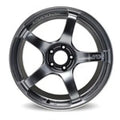Advan RZIII 18x7.5 / +39 Offset / 5x112 BC / 66.5mm Bore / Black Gun Metallic & Diamond Cut
