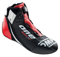 OMP One Evo X R Shoes Black/Silver/Red - Size 44 (Fia 8856-2018)