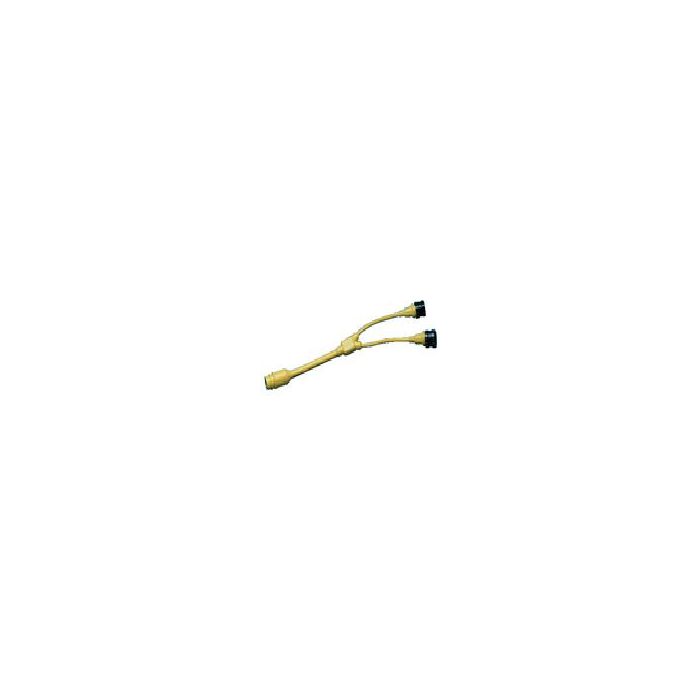 Y ADAPTER WITH TWO 50A 125V LOCKING