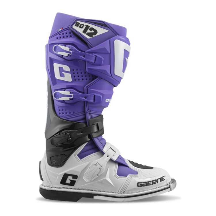 Gaerne SG12 Limited Edition LE Boot Purple/Black/White Size 7