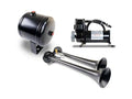 Kleinn Dual Black Horn Kit w/ 150 PSI Waterproof 0.5 gal Air Tank