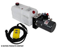 BUYERS 3WAY DC POWER UNITELECTRIC CONTROLS HORIZONTAL 1.5 GALLON POLY RESERVOIR