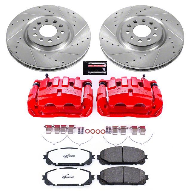 Power Stop 17-19 Jeep Cherokee Front Z23 Evolution Sport Brake Kit w/Calipers
