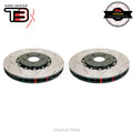 DBA 93-98 Toyota Supra Base Front 5000 Series Slotted Rotor w/Black Hat