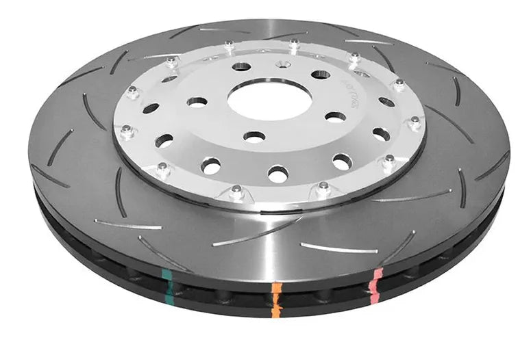 DBA 12-13 Audi TT Quattro RS (370mm Front Rotor) Front 5000 Series Slotted Rotor w/Sliver Hat