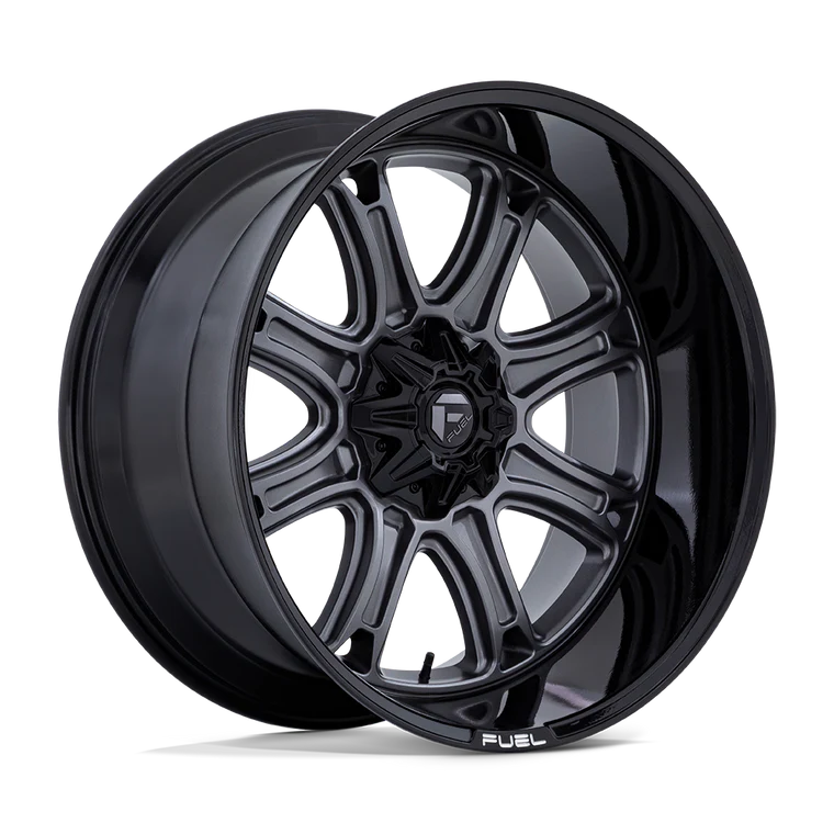 D853 22X10 8X180 M-GNMTL BLK-LP -18MM