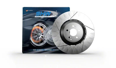 SHW 17-20 Porsche Panamera 4 3.0L w/20in Whl w/o Ceramic Brake Right Rear Slot LW Rotor (971615602G)