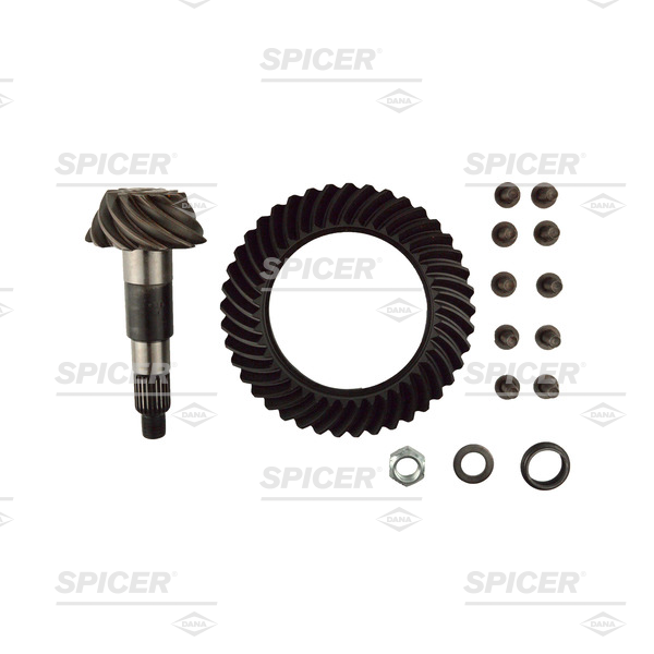 DIFFERENTIAL RING AND PINION; DANA 44 3.73 RATIO