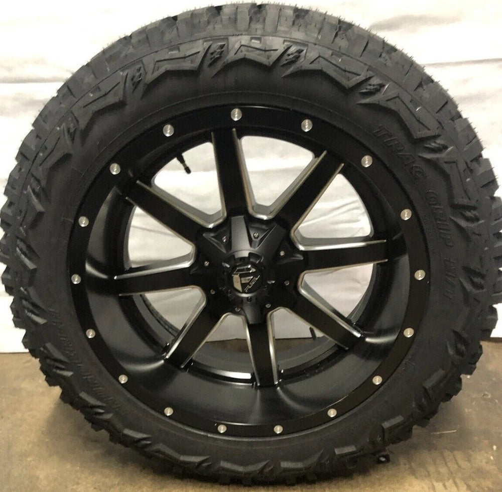 D538 22X10 8X180 MT-BLK-MIL -24MM