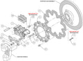 Wilwood GP320 Left Front Kit SA Rotor 10.50in SuperAlloy Solid Rotor