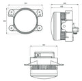 FOG LIGHT: XB LED (TYPE M; SET)