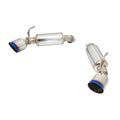 Remark 09-19 Nissan 370z Axle Back Exhaust w/Burnt Stainless Single Wall Tip