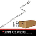 EXHAUST KIT 92-00 HONDA CIVIC CX