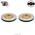 DBA 03-08 Infiniti G35 (w/Brembo Brakes) Front 5000 Series Slotted Rotor w/Gold Hat