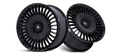 AB40 22X9 BLANK G-BLK 15MM (108-130