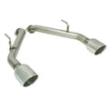 Remark 2014+ Infiniti Q50 Axle Back Exhaust w/Stainless Steel Single Wall Tip