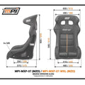 Gaming Seat For Simulator With MPI Logo