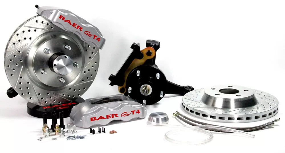 13" Track4 Brake Sys FF Slvr 70-81 F-bod