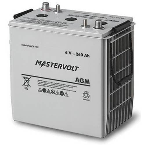 MASTERVOLT AGM BATTERY 6/260 AH