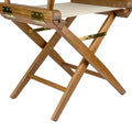 DIRECTOR'S CHAIR WITH NATURAL SEAT