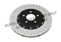 DBA 12-19 Jeep Grand Cherokee SRT8 5000 Series Drilled Front Brake Rotor 2 Piece w/ Hats