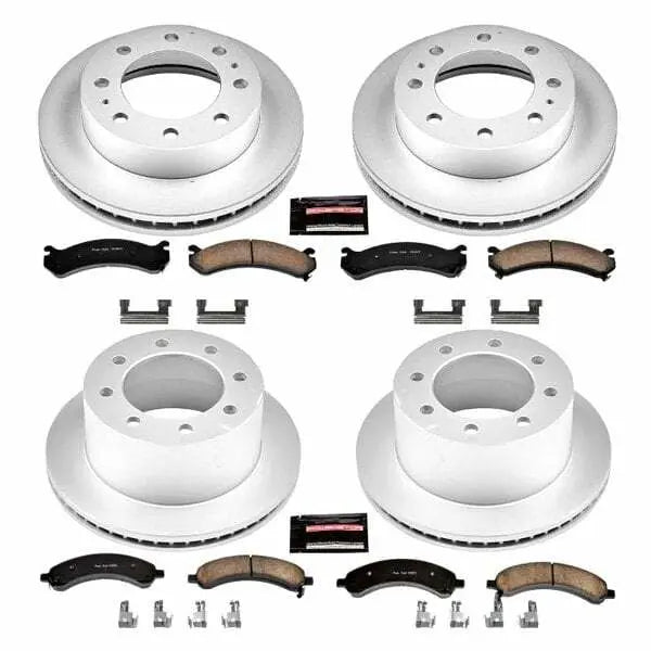 Power Stop 03-08 Chevrolet Express 3500 Front & Rear Z17 Evolution Geomet Coated Brake Kit