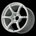 Advan RG-4 17x7.5 / +40 Offset / 5x112 / 66.5mm Bore / Racing White Metallic and Ring