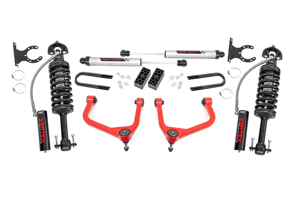 3.5 Inch Lift Kit | Vertex/V2 | Rear Mono Leaf | Chevy Silverado 1500 (22-24)