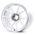 Advan RZIII 18x8.0 / +44 Offset / 5x114.3 BC / 73mm Bore / Racing White Metallic & Diamond Cut