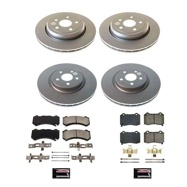 Power Stop 18-20 Dodge Durango Front & Rear Z17 Coated Brake Kit