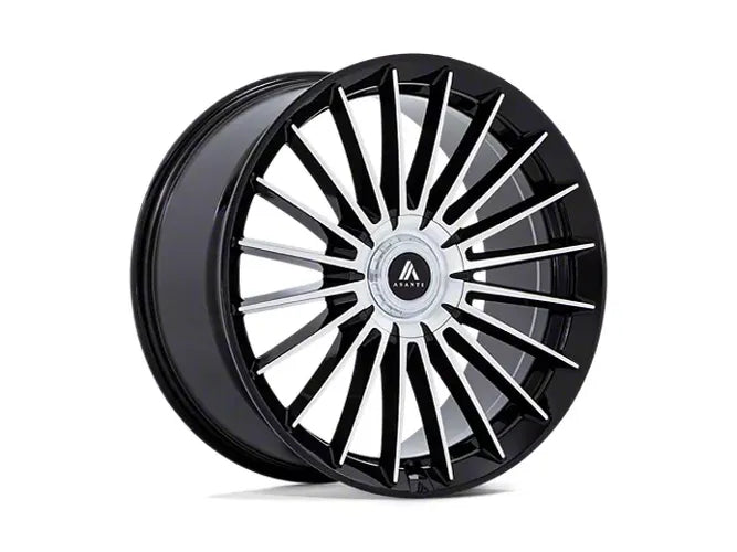 AB48 22X9 5X4.25/4.5 G-BLK-MCH 38MM