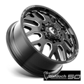 D19 22X8.25 8X6.5 GL-BLK-MIL 105MM