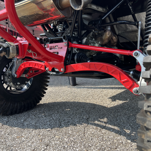 Wehrli 19+ Honda Talon X High Clearance Lower Radius Rod Kit - Talon Orange