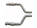 BBK 06-10 Dodge Charger 3.5L V6 2-1/2in Short Mid Pipe Kit w/ High Flow Catalytic Converters