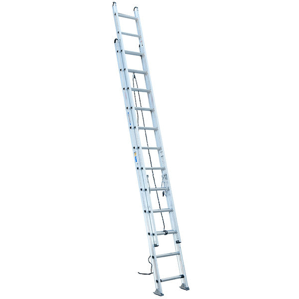 WERNER 24FT ALUMINUM EXTENSION LADDER TYPE IAA 375# CAPACITY D5242
