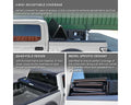 5.5 FOOT CREW MAX BED HARD QUAD FOLD TONNEAU COVER