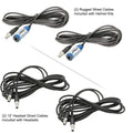 Rugged Radios 364 Intercom Kit ? 2-Person Bluetooth Intercom System - Headsets 364-2P-H41