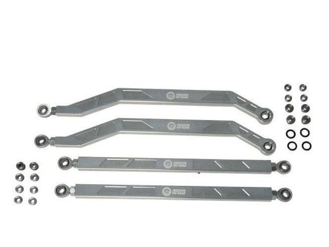 High Clearance Heavy Duty Radius Rod Set(4)-Polished 14-16 Polaris RZR Freedom Off-Road
