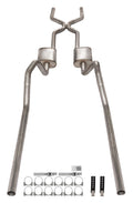 1965-70 Chevy B-Body Hpipe Crossmember Back Exhaust w/ Race Pro Mufflers